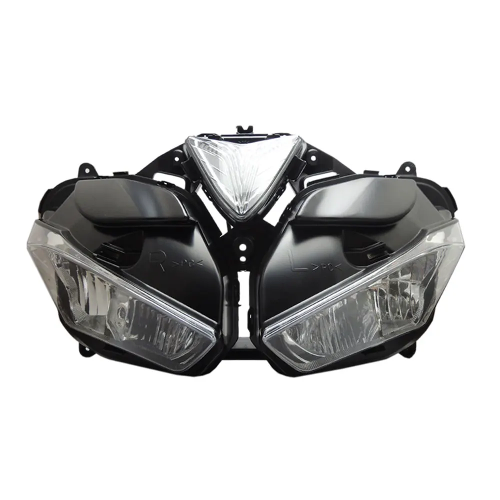 

Фара для YAMAHA YZF R25 головного света для R3 YZF-R3 YZF-25 мотоциклетные лампы головного света в сборе лампа 2015-2017