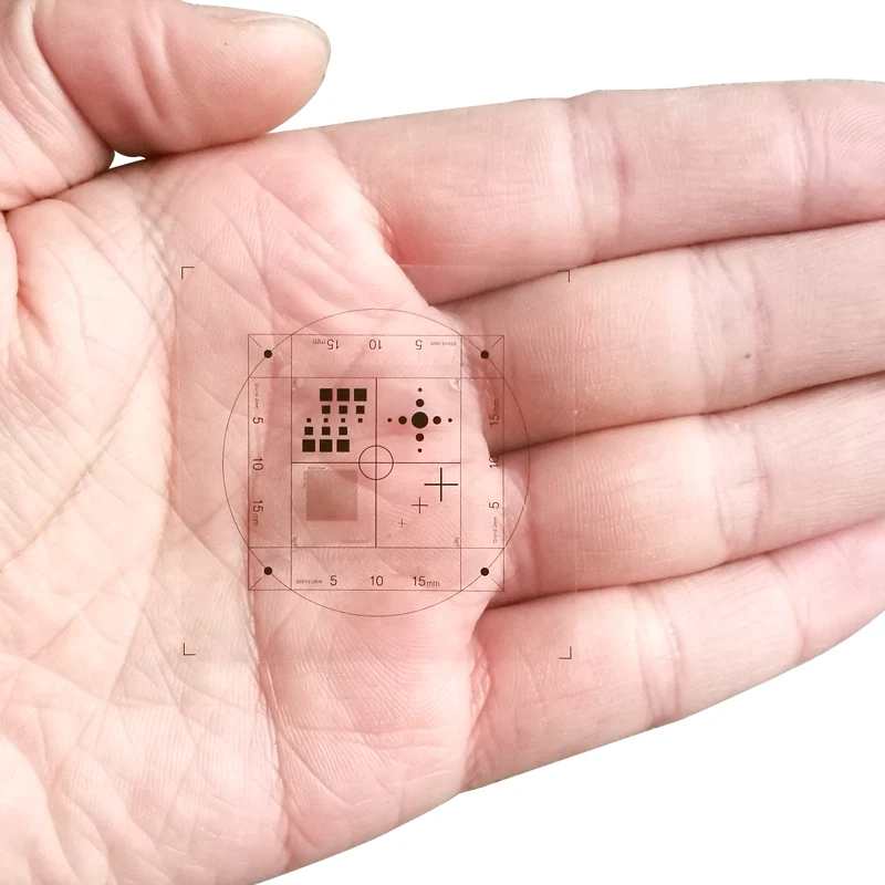 Калибровочная прозрачная гибкая пленка для Микроскоп-микрометр ПЭТ