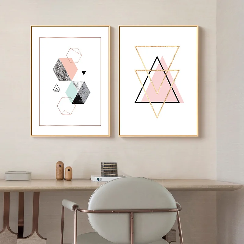 Минималистичный Большой абстрактный настенный художественный холст