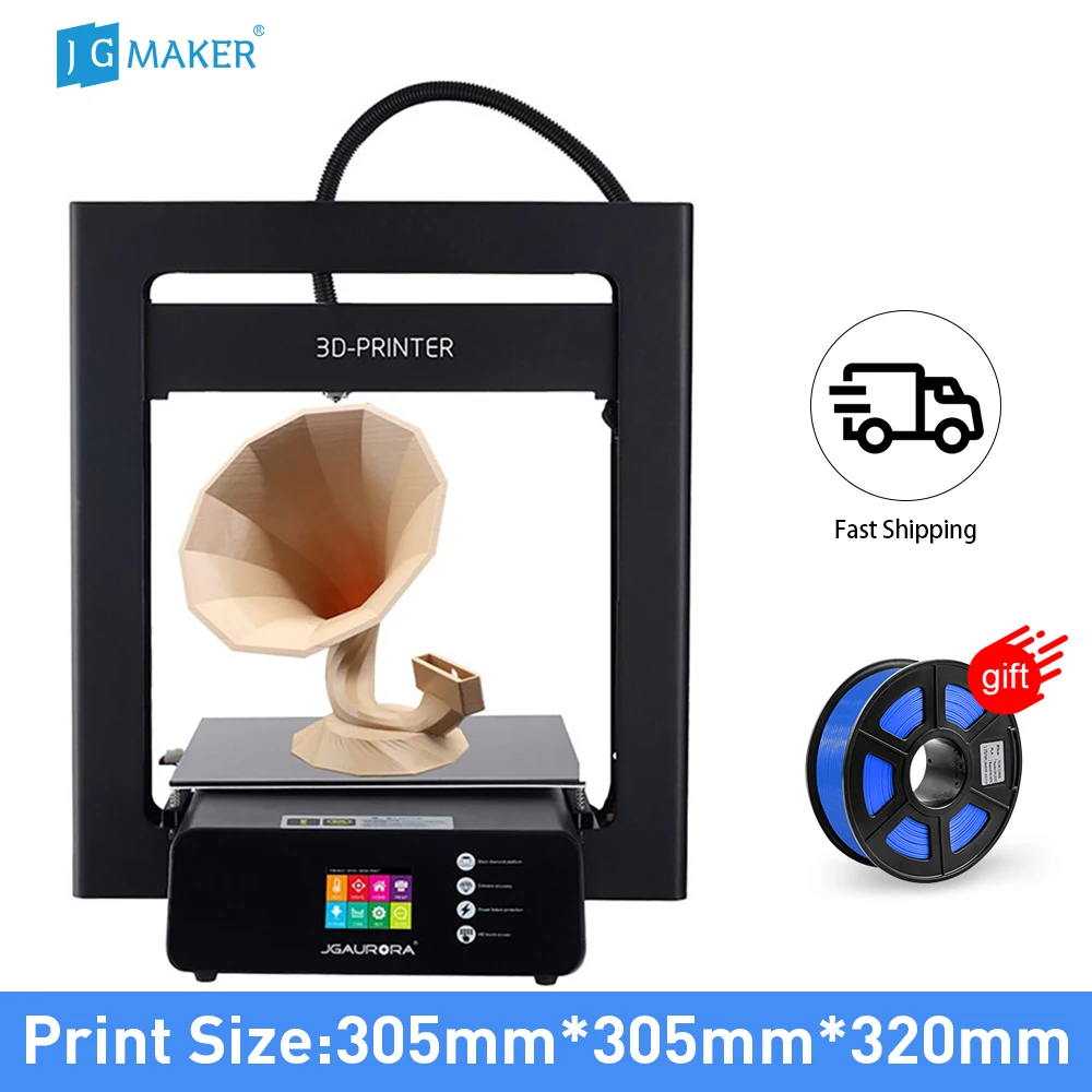 3D принтер JGMAKER A5 набор сделай сам полностью металлический большой размер печати