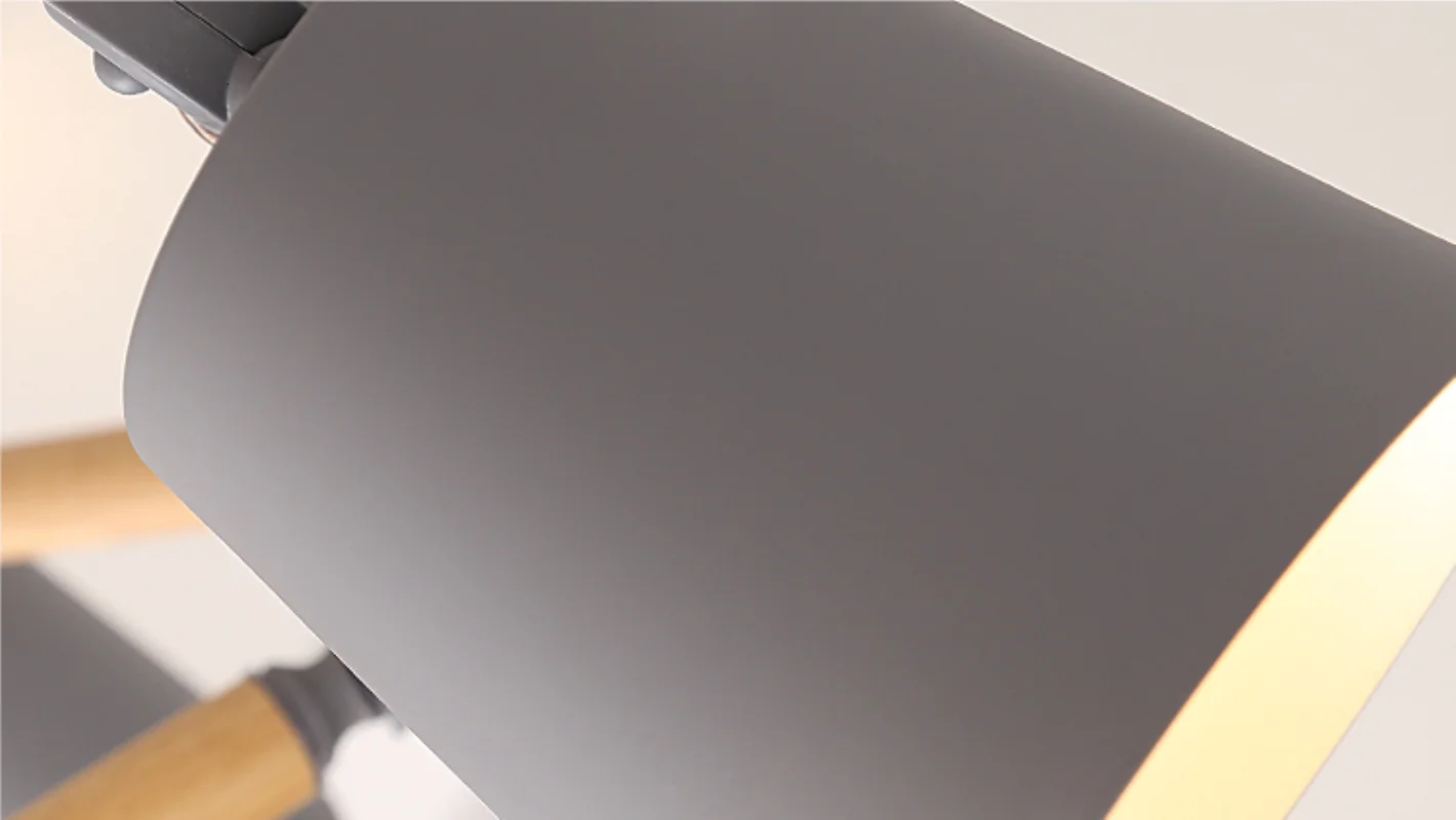 Светодиодные люстры Macaron для гостиной спальни детской комнаты Деревянная люстра