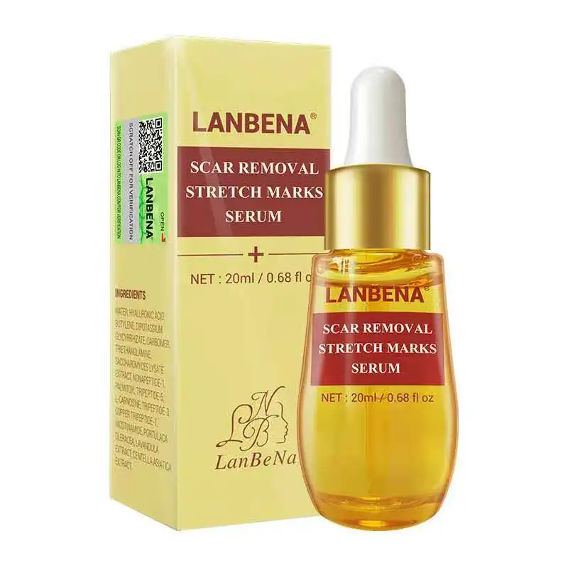 

LANBENA Scar Removal Stretch Marks Serum Natural Extracts Revive Vigorous Repair Damage Remove Dirt Anti-aging Skin Deep Care