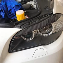 Наклейка для передней фары из углеродного волокна BMW 5 серии F10 F18