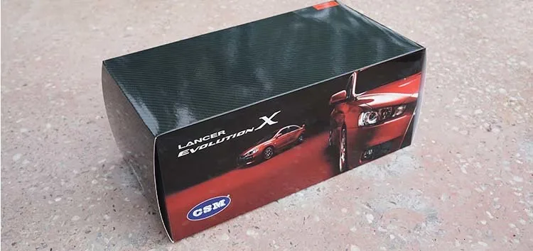 Новинка 1/18 Mitsubishi Lancer EVO X 10 левый и правый руль литой металлический автомобиль