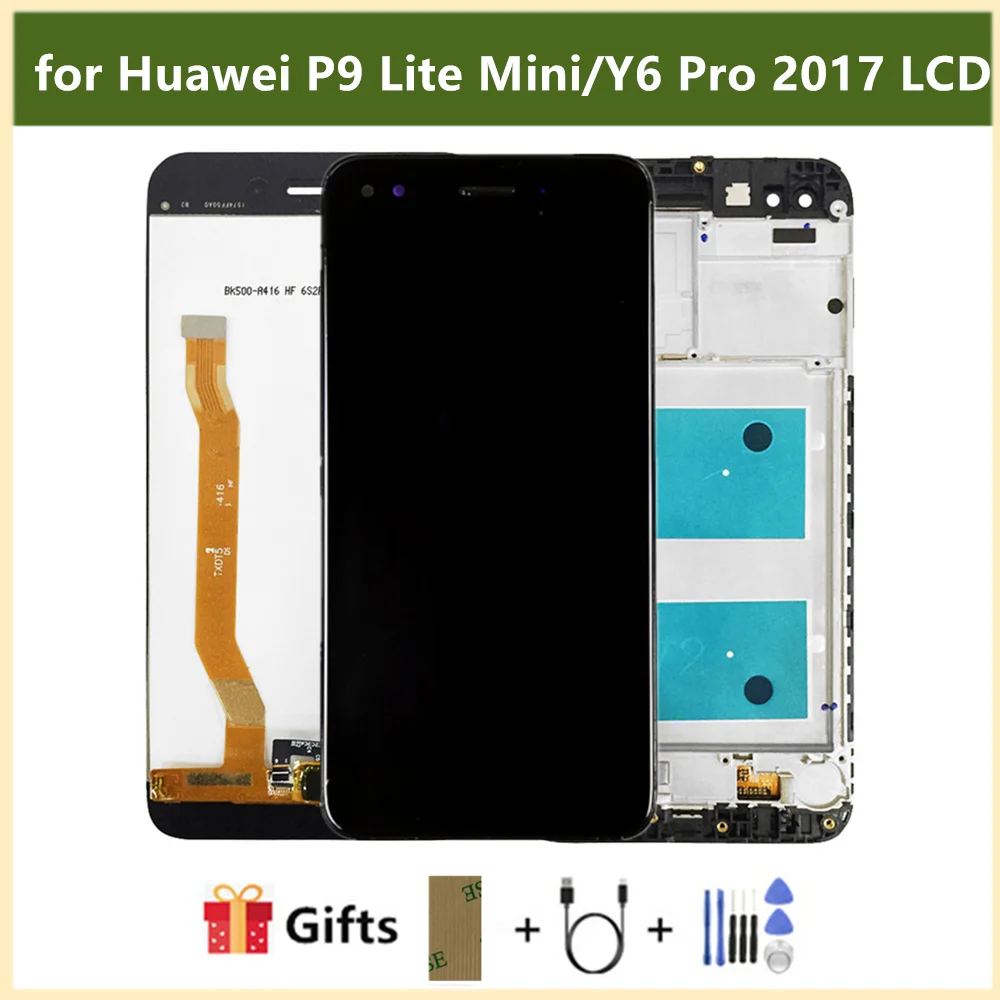5 0 дюймов Высокое качество для Huawei P9 Lite Mini SLA L02 L22 ЖК дисплей сенсорный экран