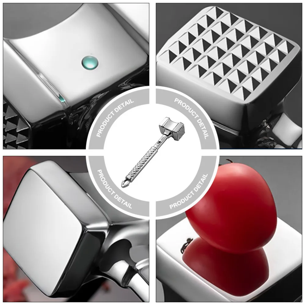 

Stainless Steel Meat Hammer Kitchen Beefs Pork Tenderizer Steak Tenderizer Tool