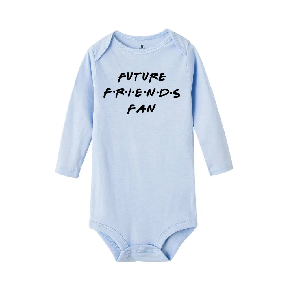 Future Friends Fan Baby Brothers комбинезоны, новорожденный, младенец, для маленьких мальчиков и девочек, хлопковый комбинезон с длинными рукавами, комбинезон для младенцев