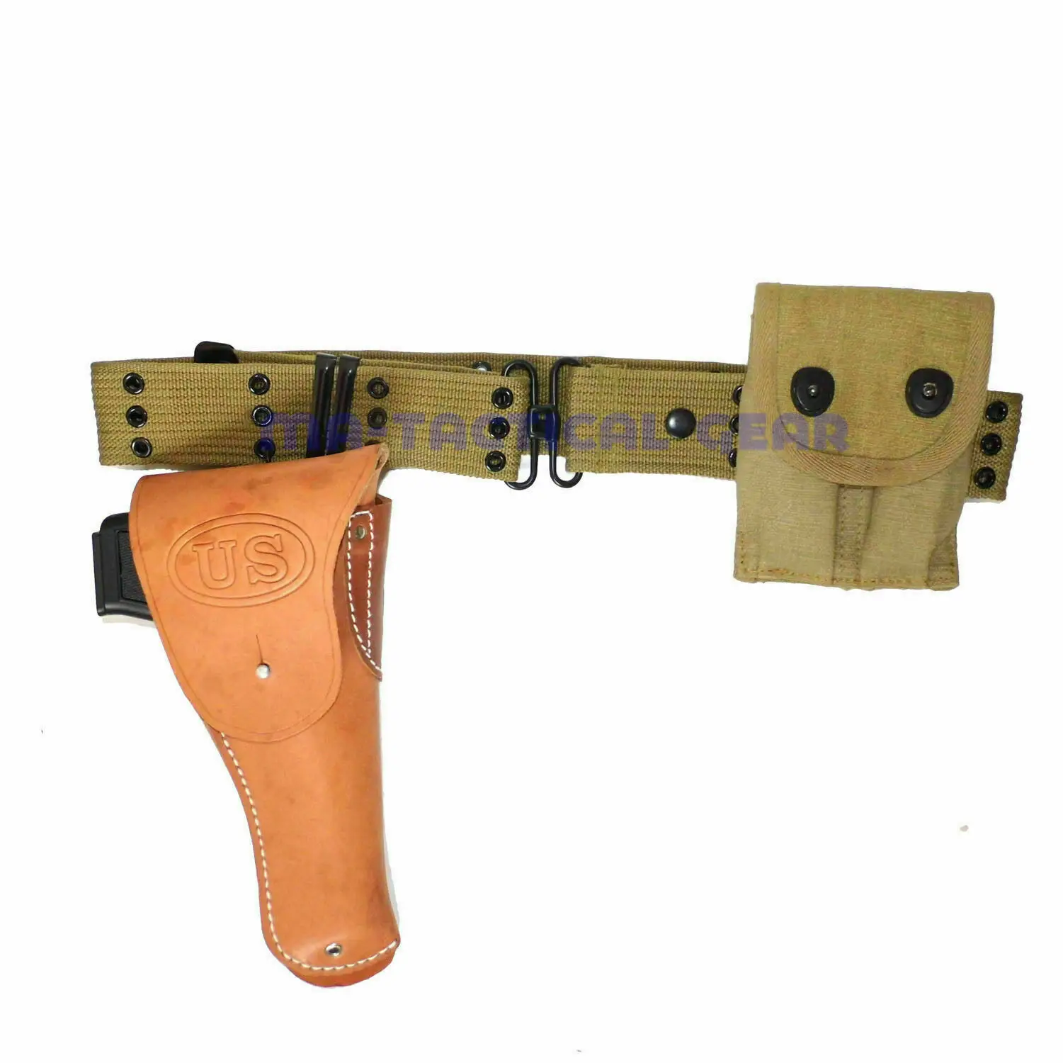 WW2 Американский армейский 1911 кобура с карманом для патронов сумка журналов