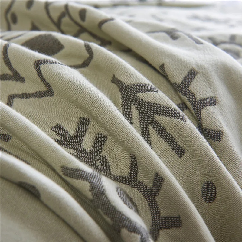 Японское шифоновое Хлопковое полотенце одеяло четырехслойная кровать Мандала