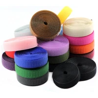 1roll 1cm1m magical glue self adhesive tape strap hoop loop strap velcro closure tape scratch roll fastening tape