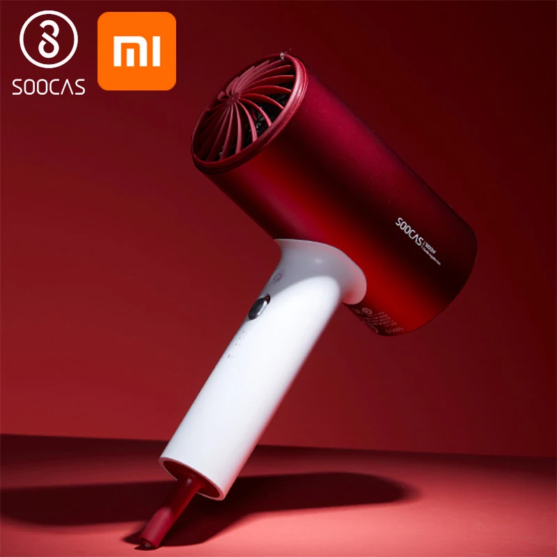 Xiaomi Soocas H5 Фен электрический 1800 Вт воздуховод анти горячий инновационный диверсии
