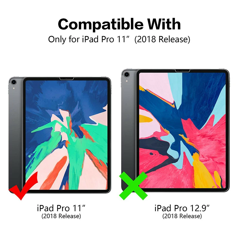 9H протектор экрана для iPad Pro 11-Inch 2018 закаленное защитный из стеклянной пленки