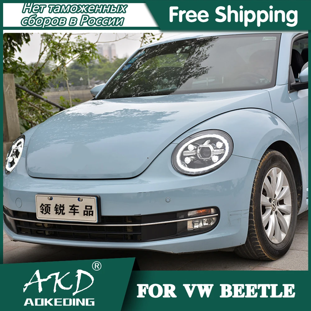 Передние фары s для VW Beetle 2013-2020 beetle DRL дневсветильник ходовые огни передние