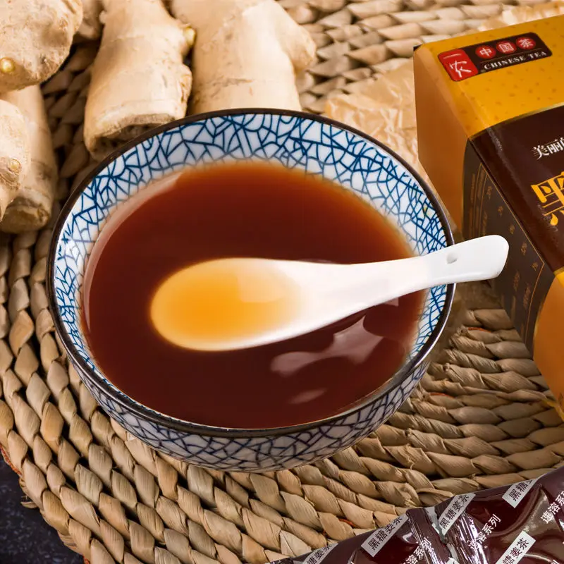 

2019 China Hei Tang Jiang Cha Brown Sugar Ginger Tea Ginger Juice for Warm Stomach and Detoxification