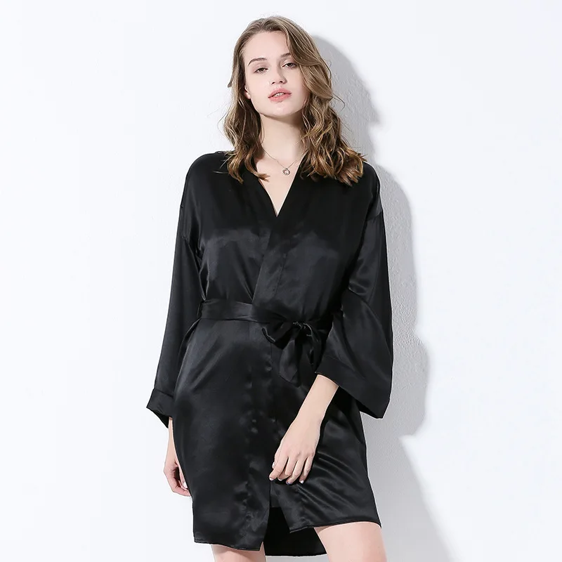 

SXTHAENOO Elegant Robe Set Sleepwear Women Long-Sleeve Nightgown Two Pieces Set Queen Robe Dress Gorgeous Sexy Robe