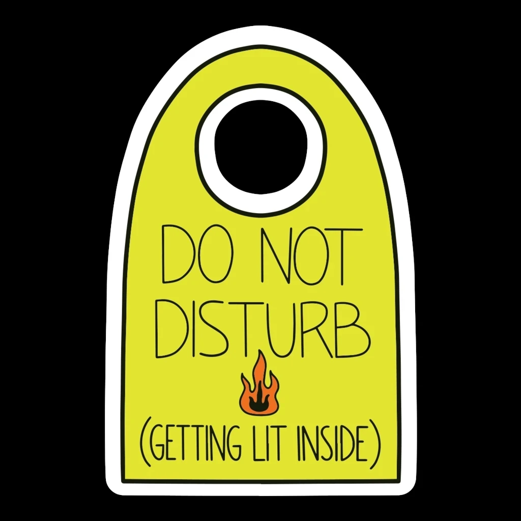 S50829 #13 см/17 см Индивидуальная ПВХ наклейка для не беспокоить Водонепроницаемая