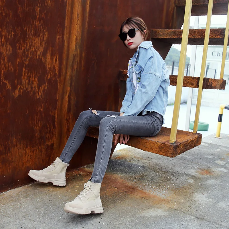 Winter Shoes Warm Suede Snow Boots big Size sneakers boots Women'S 2019 New Classic Ankle For Women L11-13 | Обувь