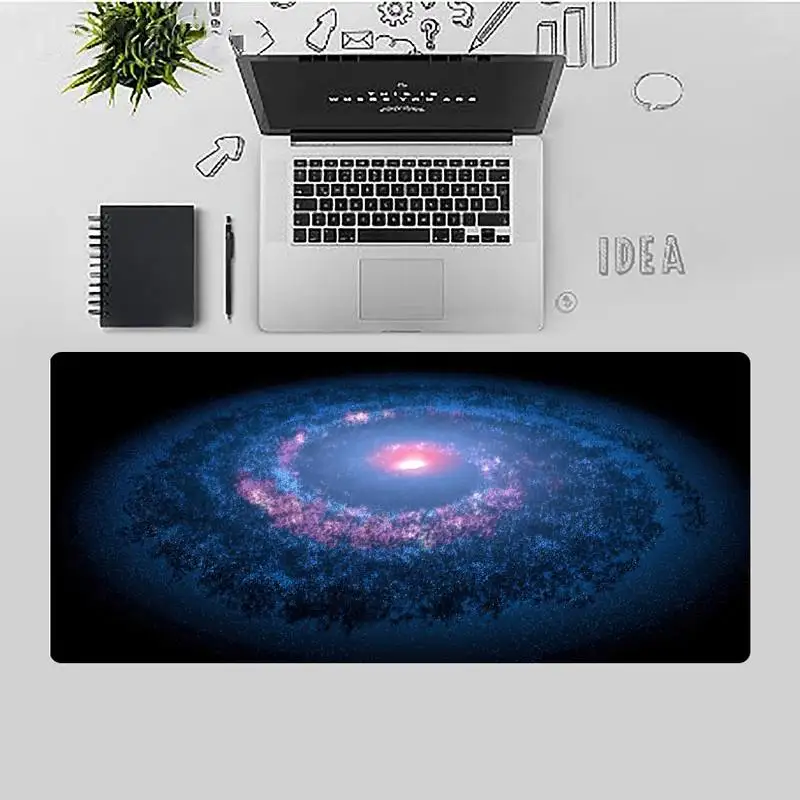 

Universe infographic space galaxy Customized Mousepad Desk Table Protect Game Office large Mouse Mat pad Non-slip Laptop Cushion