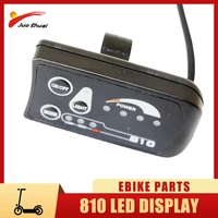 810 led display waterproof connector for electric bicycle cycling speed meter connect ebike headlight led controller