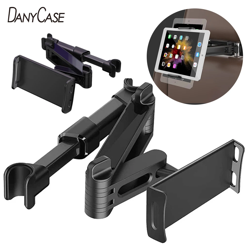 

Flexible 360 Degree Rotating Car Tablet Stand For iPad Car Pillow Mobile Phone Holder Back Seat Headrest Mount Bracket 5-11 Inch