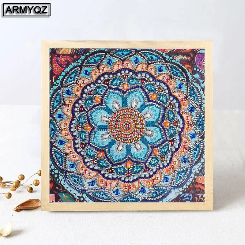 ARMYQZ специальная алмазная живопись цветок дрель 5D DIY Алмазная вышивка Мандала