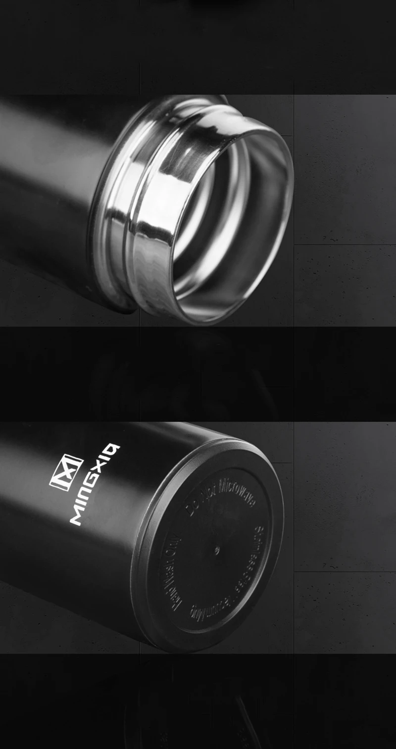 JOUDOO Vacuum Insulation Cup Water Bottle 500ML Stainless Steel Thermos-Cup 35