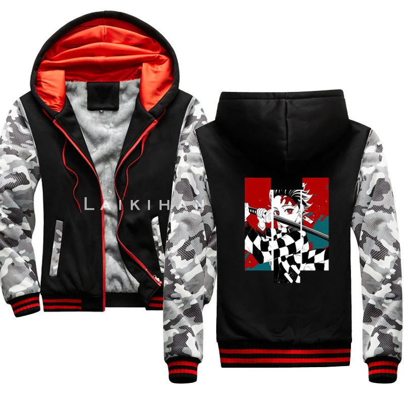 

Men Winter Fleece Hoodies Navy Camouflage Sweatshirt Coats 2020 Casual Men's Jacket Clothes Thick Warm Hoodie Cardigan