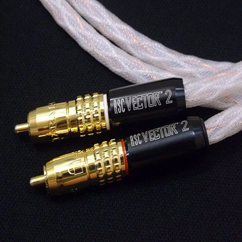 Высококачественный кабель RSC Vector-2 RCA для соединения позолоченный | Электроника