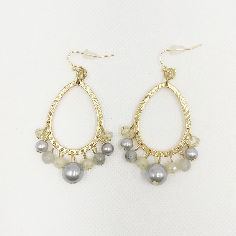 Женские серьги с подвеской в подарок от производителя из сплава Zine | Украшения и