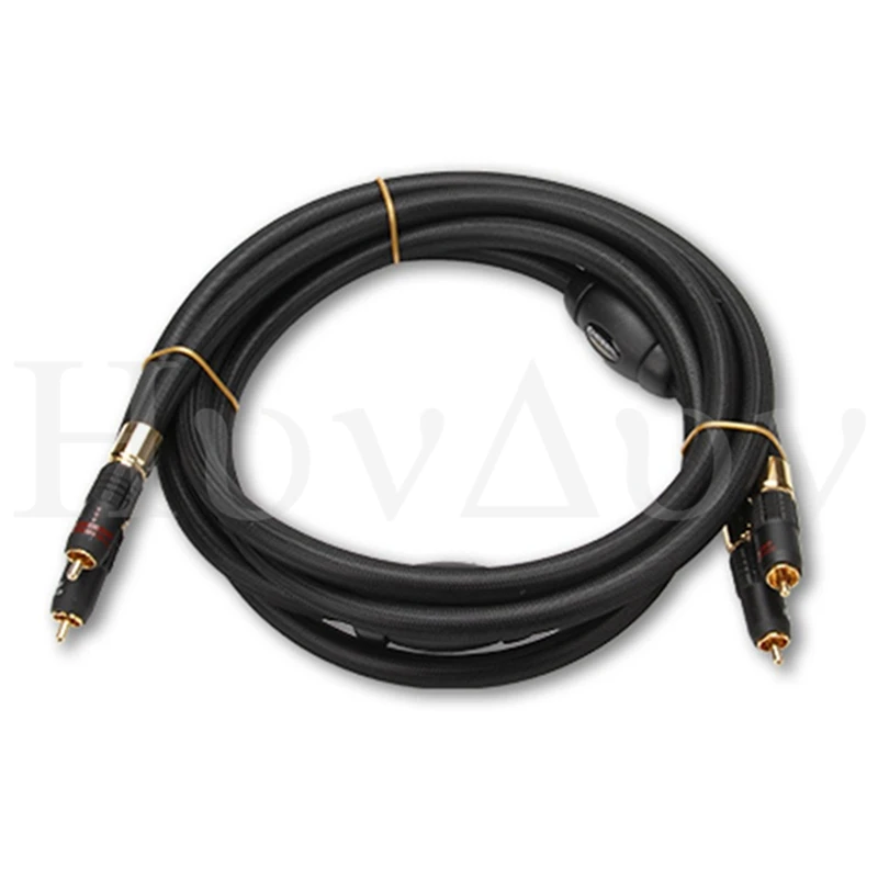 Соединительный кабель Choseal AA5401 RCA с двойным лотосом без потерь качество звука