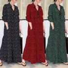 Дубай, Турция женские мусульманские Длинные платье, марокканский кафтан, вечернее платье, Женская длинная рубашка, мусульманская молитвенная одежда, Исламская одежда