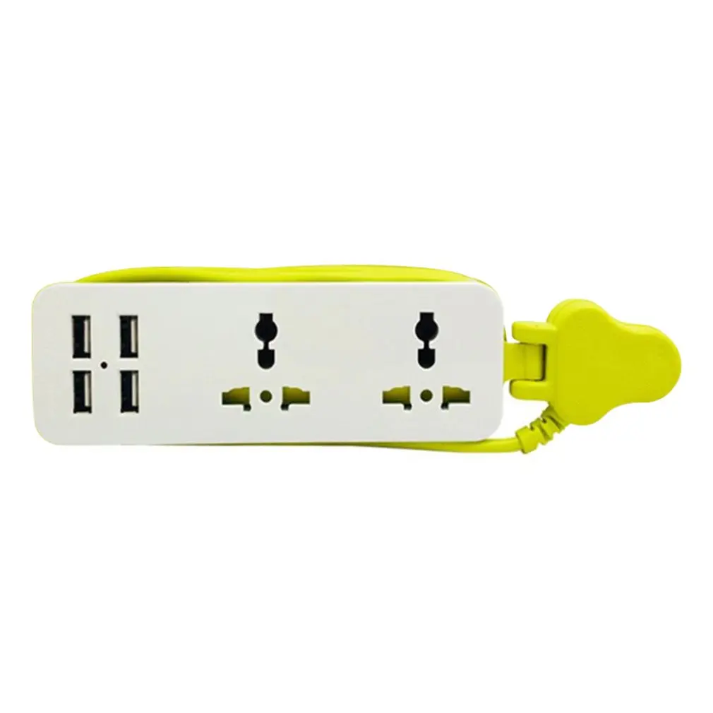 

USB Smart Socket 4USB Plug Three-hole Portable Travel USB Socket For Tablet Portable Travel Plug Adapter