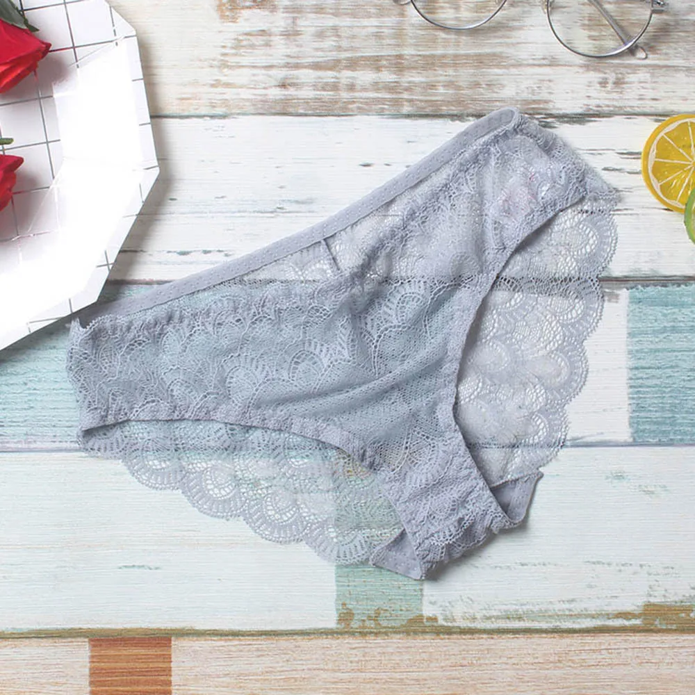 Сексуальное Кружевное цветочное нижнее белье женские трусики стринги