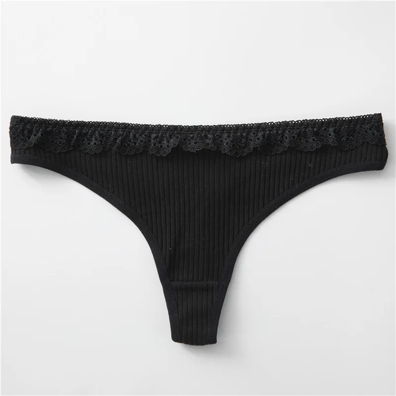 

women lace cotton T-pants women's sexy low-waisted panties sexy T-shirt threaded women T-pants