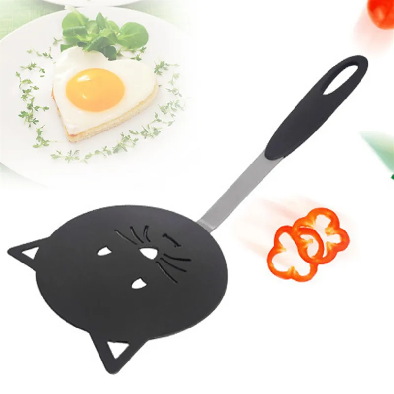 

Creative Nylon Cat Frying Spatula Non Stick Omelette Shovel Fried Fish Turner Pancake Flipper Cooking Tools Kitchen Gadget