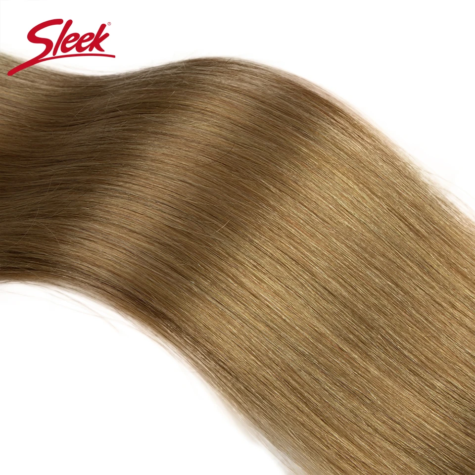 Гладкий ленточный светильник для наращивания человеческих волос, коричневые перуанские прямые волосы для 4 #8 #10 #16 # оранжевые толстые Челов... от AliExpress WW