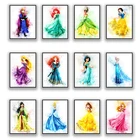 Disney мультфильм принцесса холст живопись скандинавские стены Искусство Куадрос модульные плакаты и принты домашний декор девушка комната картины