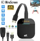 Мира Экран G5 2,4G 5G 4K Беспроводной, совместимому с HDMI Dongle ТВ Miracast обмена потоковыми мультимедийными данными (Airplay) приемник Wi-Fi модем зеркало Экран