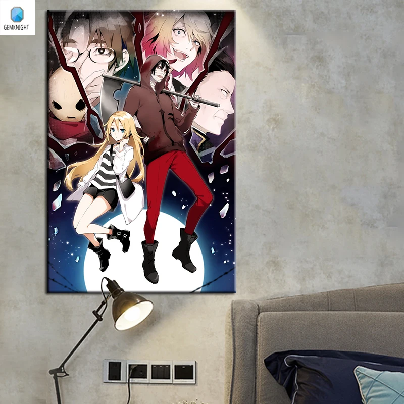 Картина маслом по номерам ангелы смерти сделай сам цифровая картина в японском