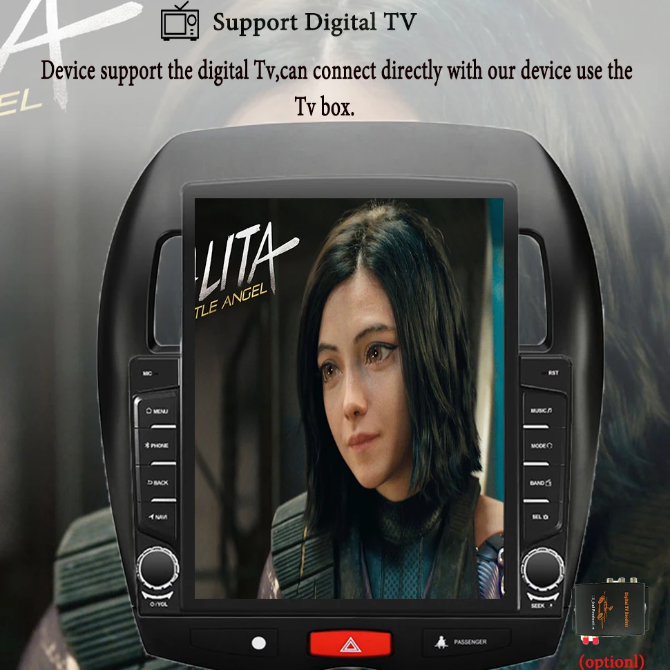 

9.7" Android 10.0 Car GPS multimedia Radio Navi player For 2010 2011 2012 2013 2014 2015 Mitsubishi ASX Tape Recorder Head Unit