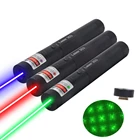 Охотничья высокомощная Зеленая лазерная указка с регулируемым фокусом, зеленая лазерная ручка 500 нм, от 10000 до 303 метров, лазер диапазона