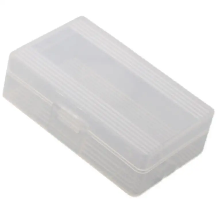 

Transparent Plastic 2 X 21700 20700 Battery Holder Case With Hook Lithium Battery Storage Box Cover For 2*21700 Batteries