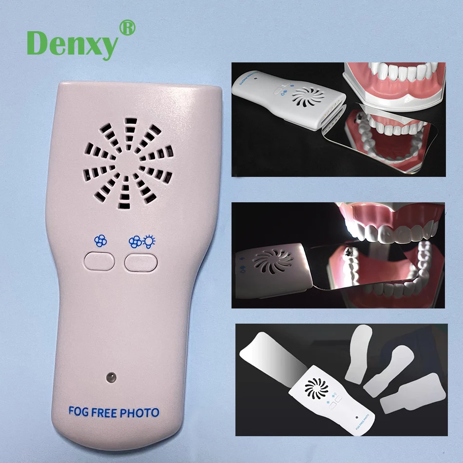 Denxy Dental Fog Free Photo Automatic Anti-fog Mirrors oral photography Reflector Defog mirrors Orthodontic Buccal occlusal