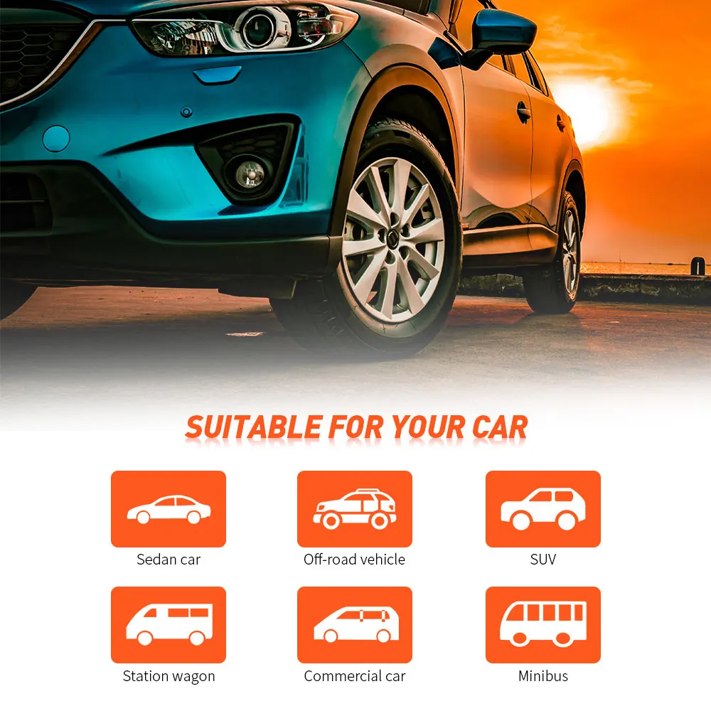 Автомобильная система контроля давления в шинах TPMS на солнечной батарее с USB