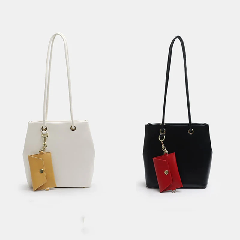 

[EAM] Women New Luxury Composite Bag Quality PU Leather Personality All-match Crossbody Shoulder Bag Fashion Tide 2021 18A1463