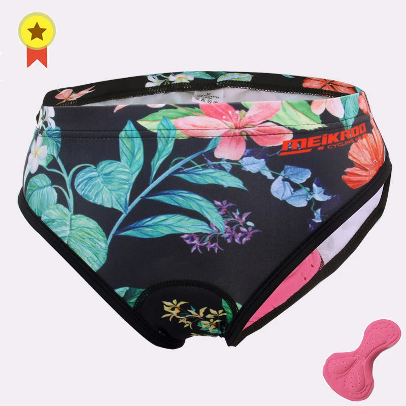 Нижнее белье женское для велоспорта дышащие трусы с 3D гелевыми вставками горных