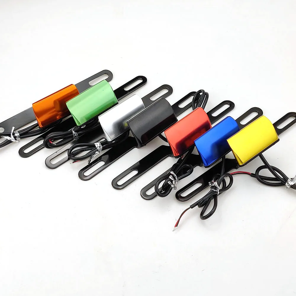 

Universal Motorcycle Accessories CNC Aluminum License Plate LED Light For KAWASAKI NINJA ZX6R ZX7R ZX9R ZX10R ZX12R ZX14R