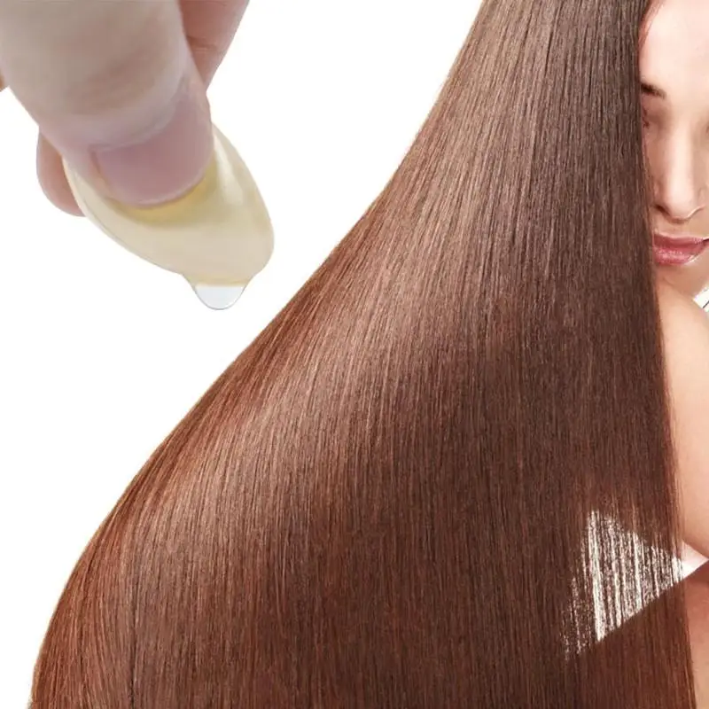 

10pcs Hair Conditioner Pro Keratin Complex Oil Smooth Hair Agent Anti Damage Moroccan Mask Oil Serum Silky Hair Repair Loss A8S3