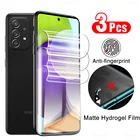 3 шт. матовая Гидрогелевая пленка против отпечатков пальцев для Samsung Galaxy A52 5G A51 A50 A50s A 51 52 защита для экрана без защитного стекла