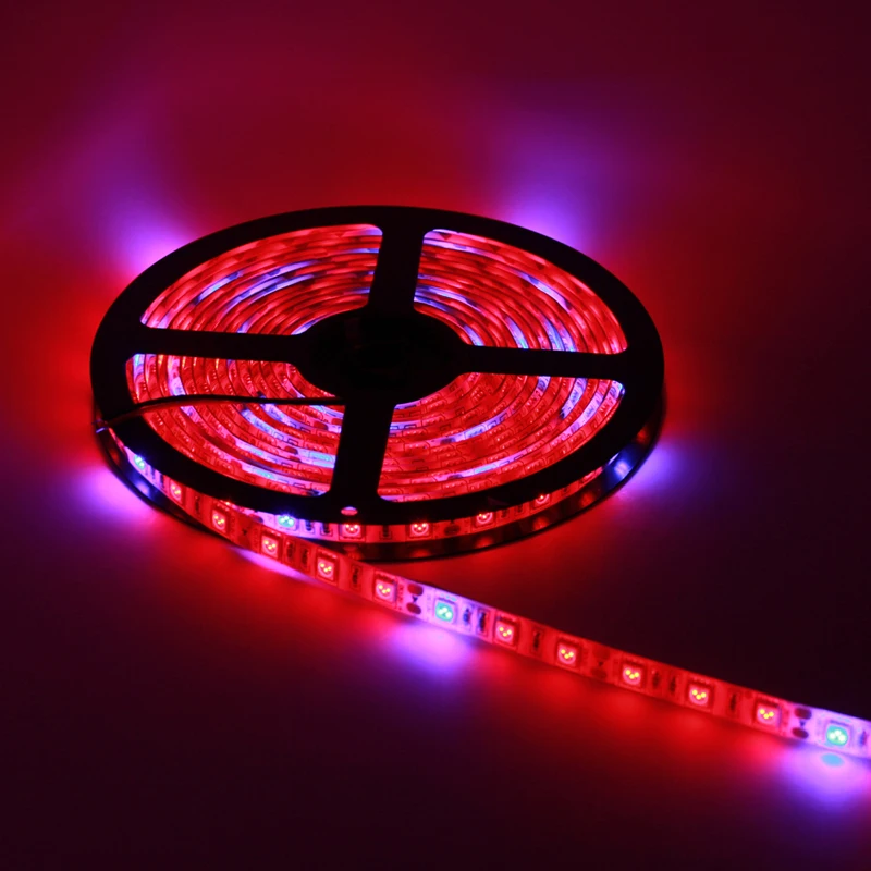 30m Full Spectrum LED Grow Light DC12Vip67 Waterproof With Silicone Strip Lamp For Indoor Plant Flowering Hydroponics | Лампы и